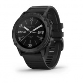 Часы Garmin TACTIX DELTA Sapphire Edition Черное DLC-покрытие с черным ремешком