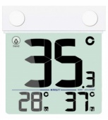 Термометр цифровой оконный на липучке солнечная батарея RST 01389