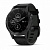 Часы Garmin FENIX 5 PLUS SAPPHIRE черные с черным кожаным ремешком