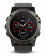 Часы Garmin Fenix 5X Sapphire серые с черным ремешком